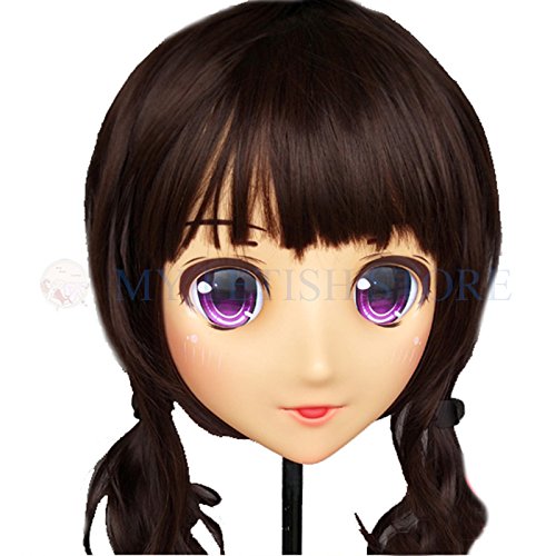 Amazon.co.jp: (Cherry) 女性の甘い女の子樹脂ハーフヘッド着ぐるみ